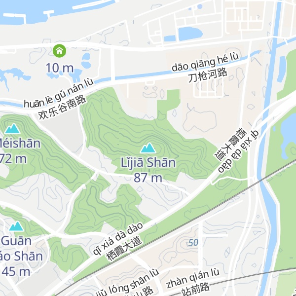 Map of Lǐjiā Shān