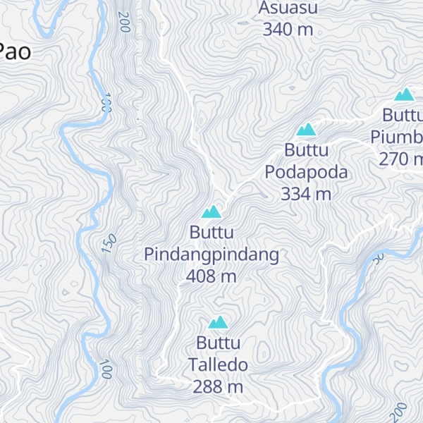 Map of Buttu Pindangpindang