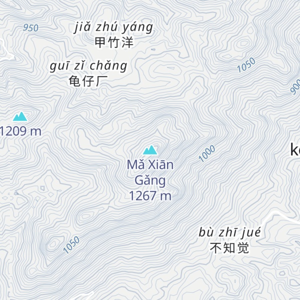 Map of Mǎ Xiān Gǎng