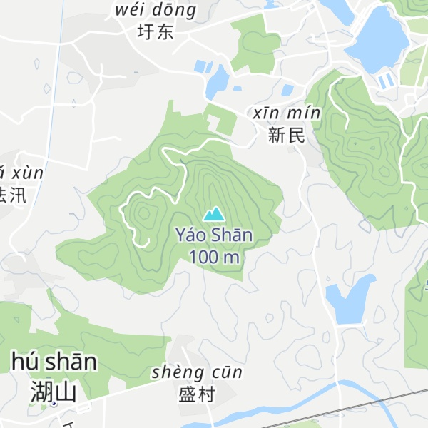 Map of Yáo Shān