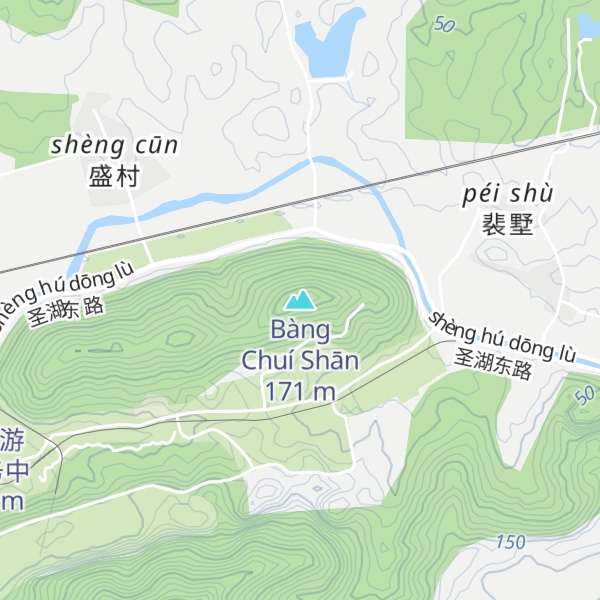 Map of Bàng Chuí Shān