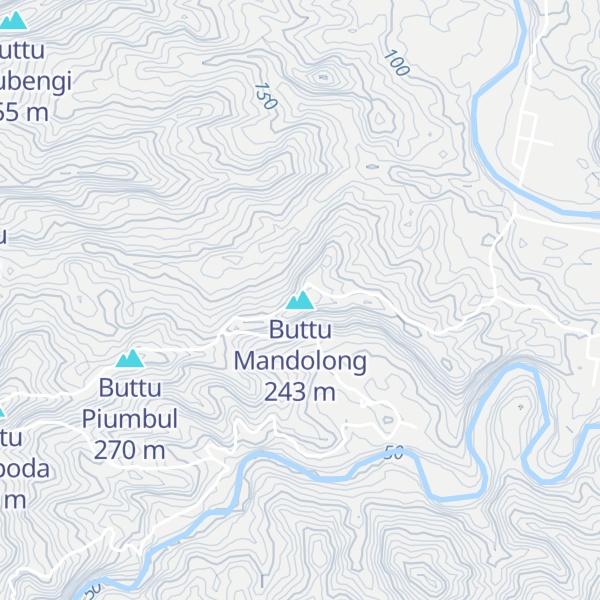 Map of Buttu Mandolong