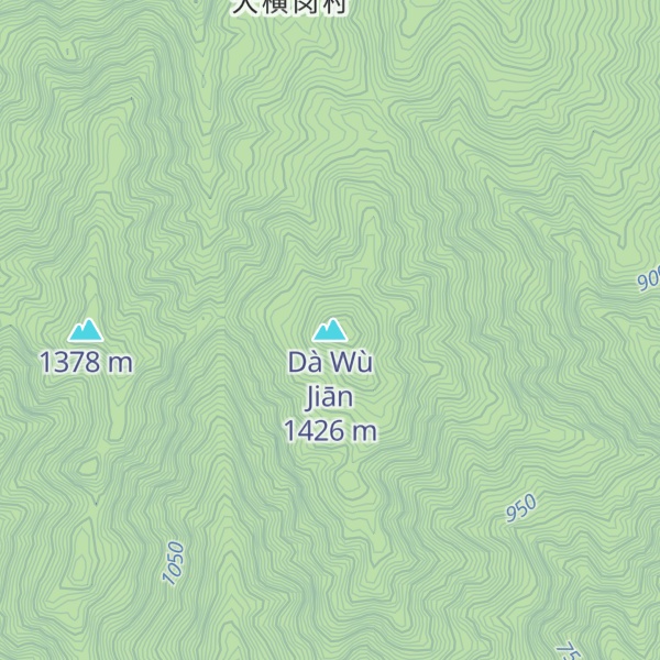 Map of Dà Wù Jiān