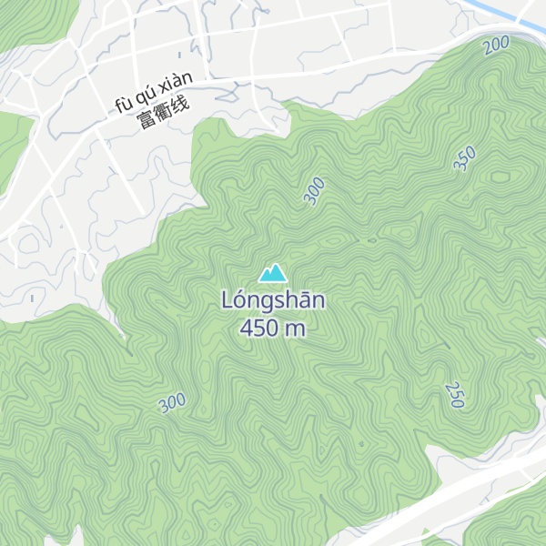 Map of Lóngshān