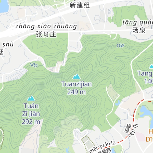 Map of Tuanzijian