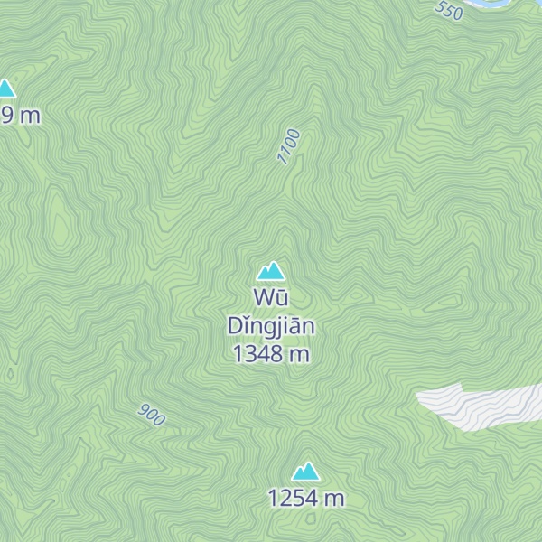 Map of Wū Dǐngjiān