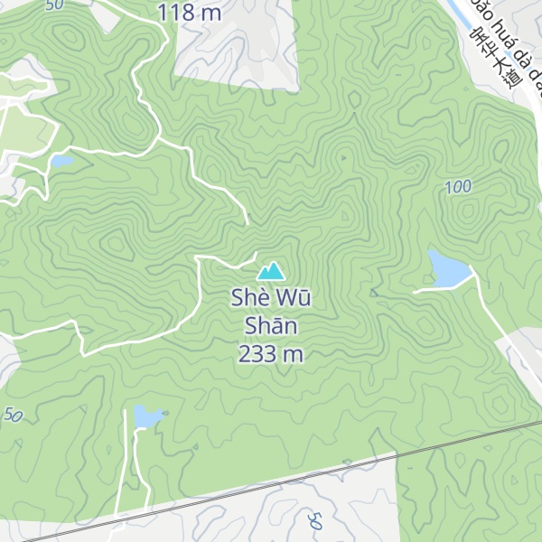 Map of Shè Wū Shān