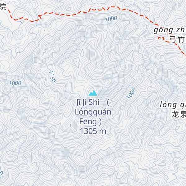 Map of Jī Jì Shí （ Lóngquán Fēng ）