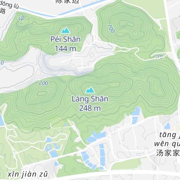 Map of Láng Shān