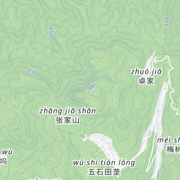 Map of Mǎ Cáo Shān