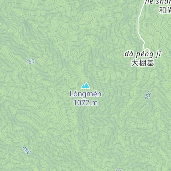 Map of Lóngmén