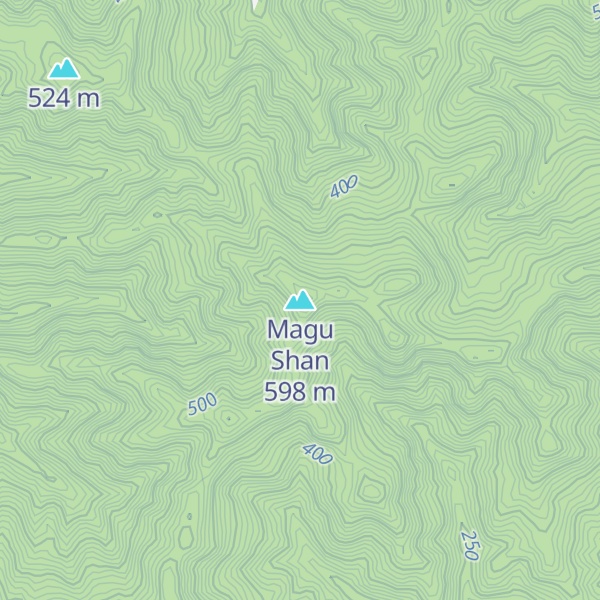 Map of Magu Shan