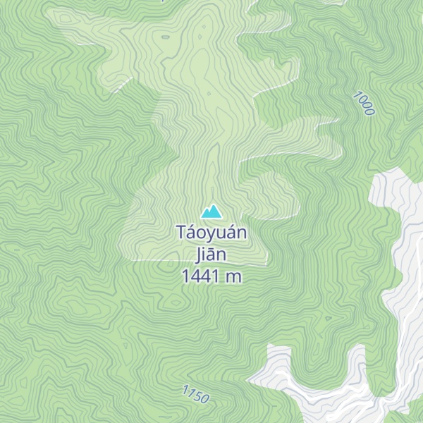 Map of Táoyuán Jiān