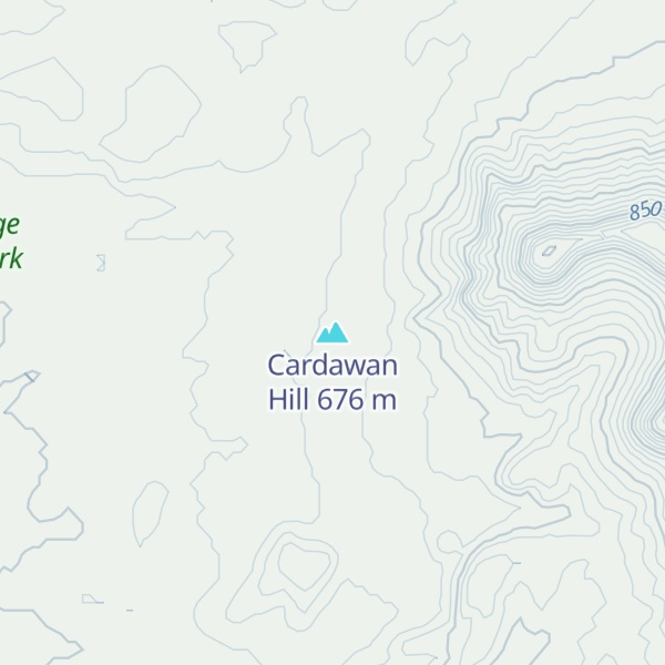 Map of Cardawan Hill