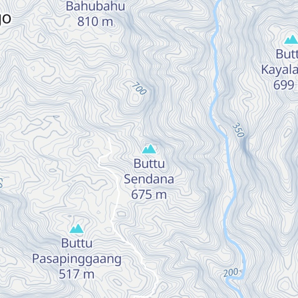 Map of Buttu Sendana