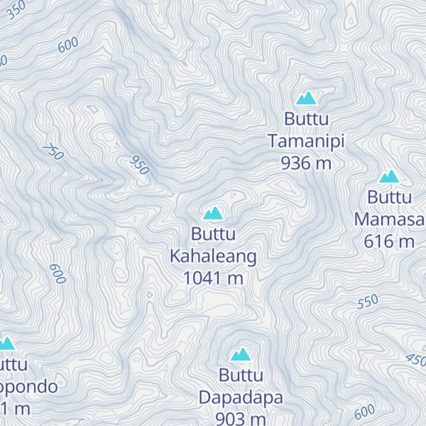 Map of Buttu Kahaleang
