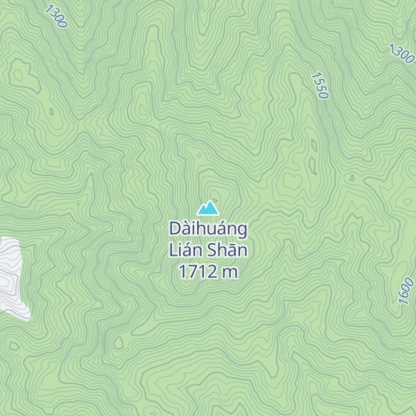 Map of Dàihuáng Lián Shān