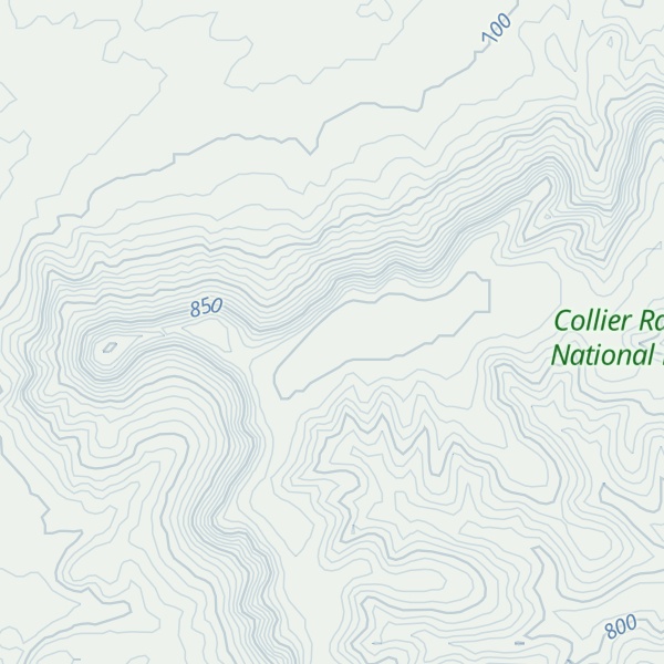 Map of Collier Range
