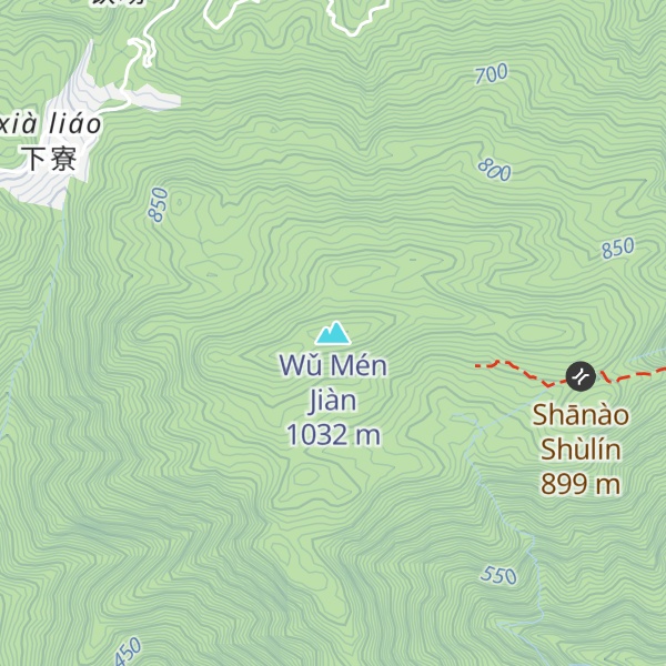 Map of Wǔ Mén Jiàn