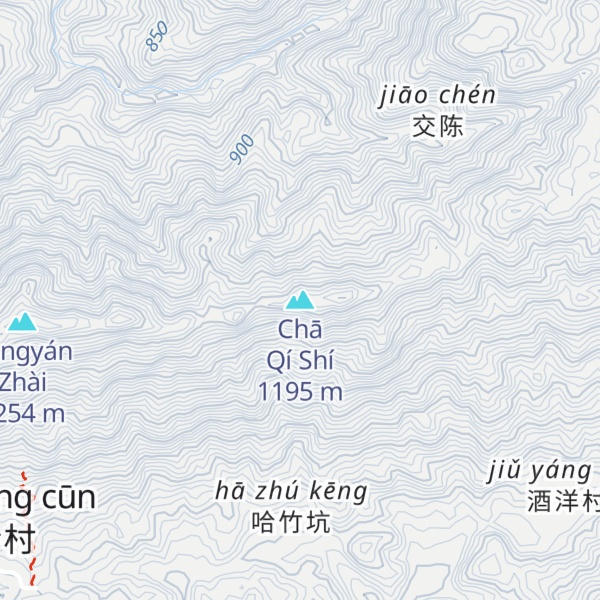 Map of Chā Qí Shí
