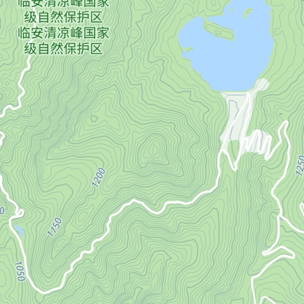 Map of Qiān Qǐng Shān