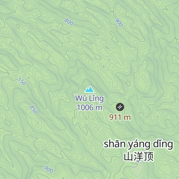 Map of Wū Lǐng