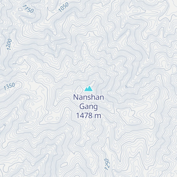 Map of Nanshan Gang