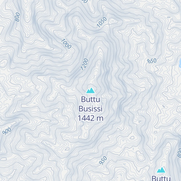 Map of Buttu Busissi