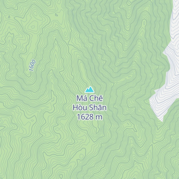 Map of Má Chē Hòu Shān