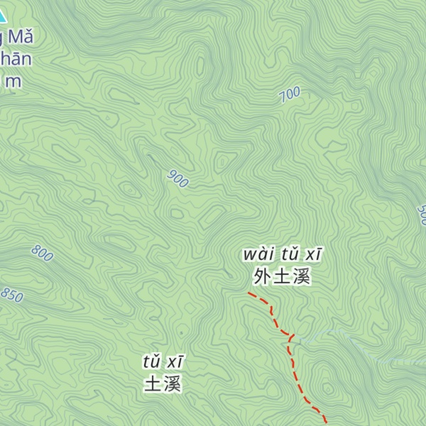 Map of Dàiwáng Chíshān