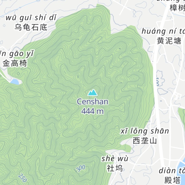 Map of Censhan