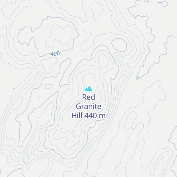 Map of Red Granite Hill