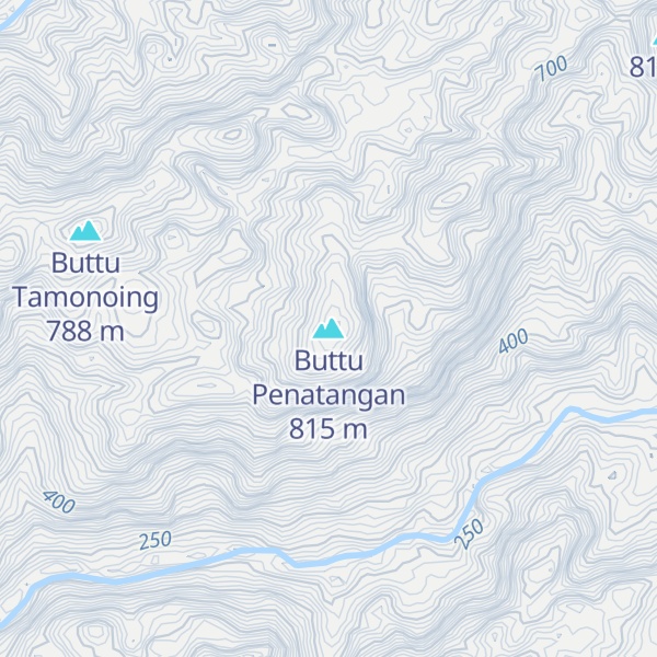 Map of Buttu Penatangan