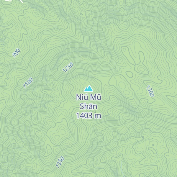 Map of Niú Mǔ Shān