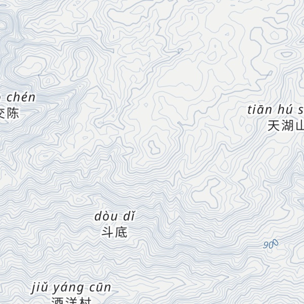 Map of Tiān Húshān