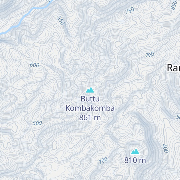 Map of Buttu Kombakomba