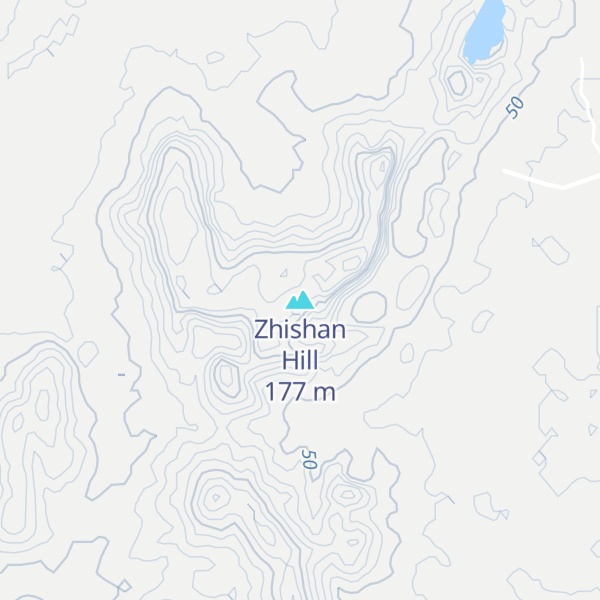 Map of Zhishan Hill