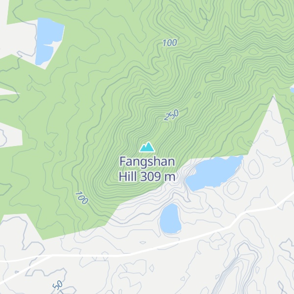 Map of Fangshan Hill
