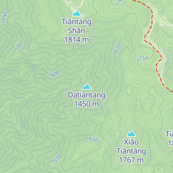 Map of Datiantang