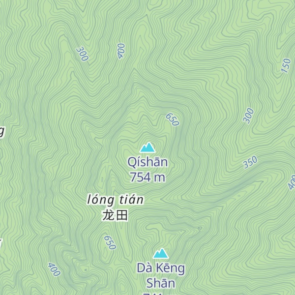 Map of Qíshān