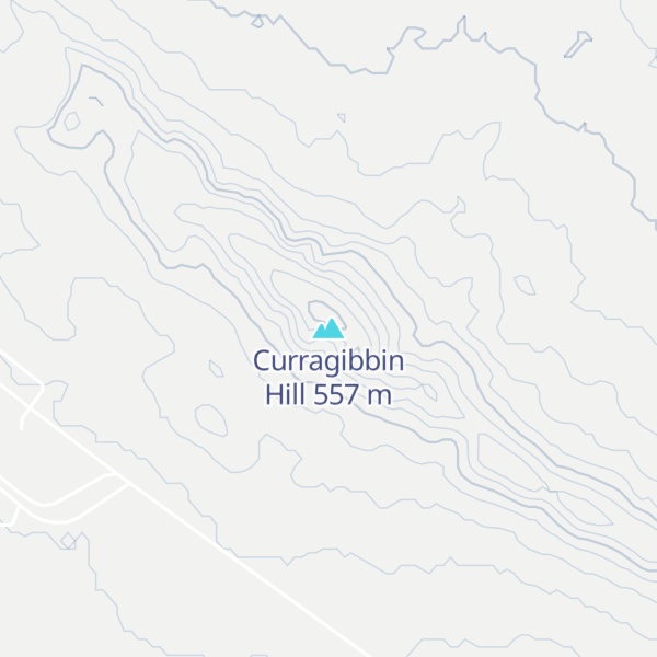 Map of Curragibbin Hill