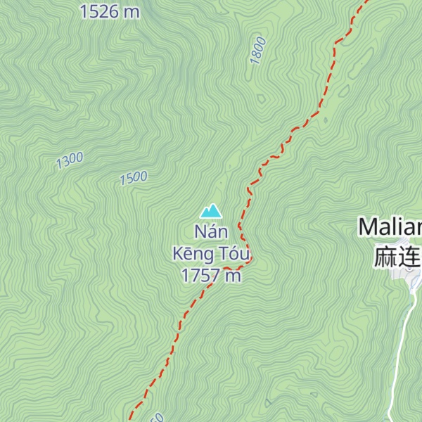 Map of Nán Kēng Tóu