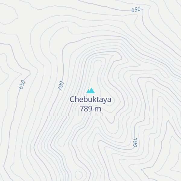 Map of Chebuktaya