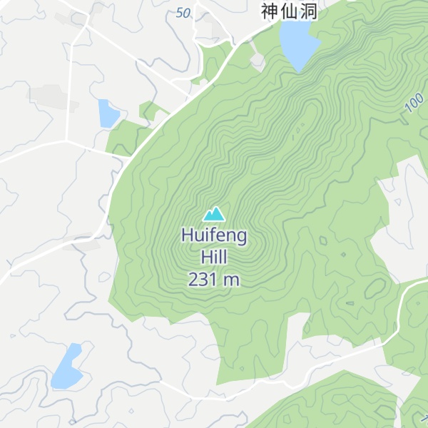 Map of Huifeng Hill