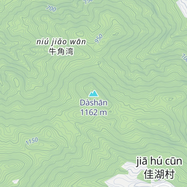Map of Dàshān
