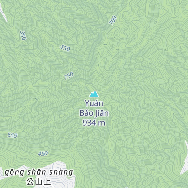 Map of Yuán Bǎo Jiān