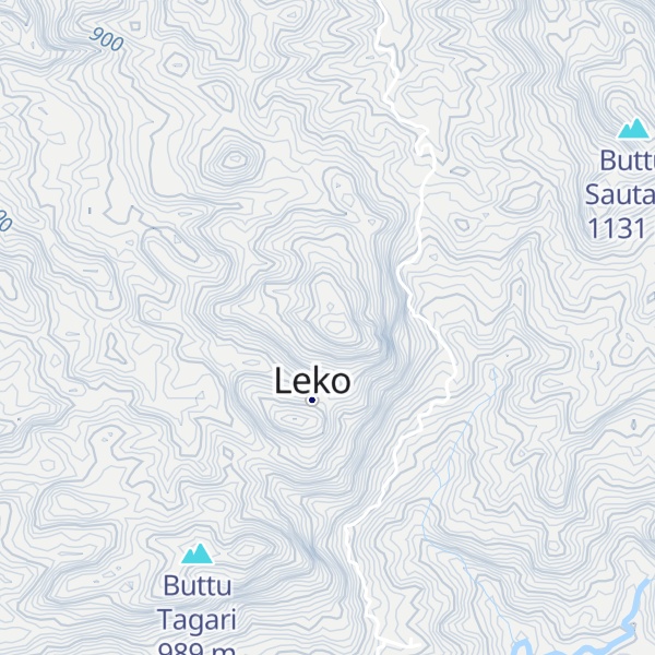 Map of Buttu Bumbun