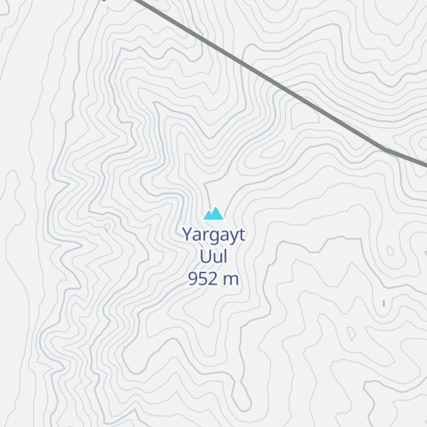 Map of Yargayt Uul