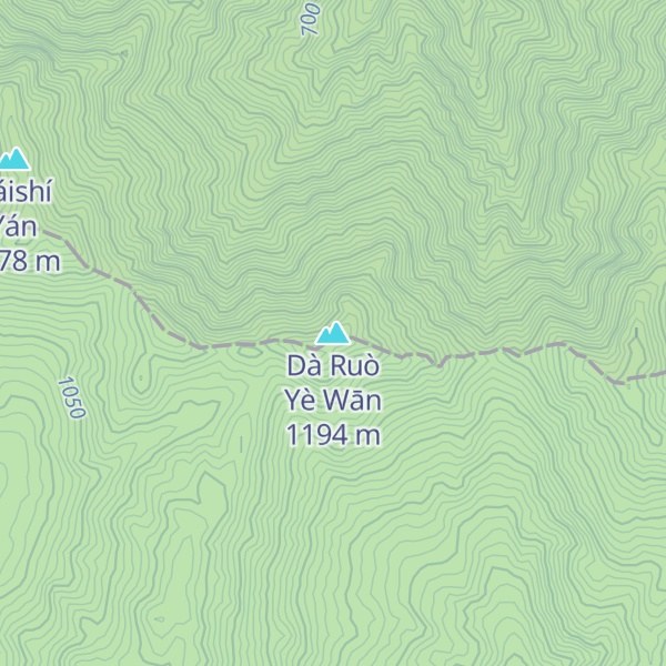 Map of Dà Ruò Yè Wān