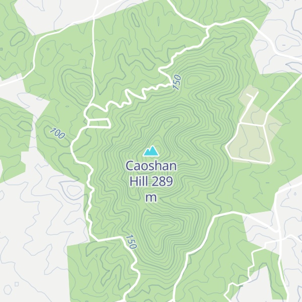 Map of Caoshan Hill